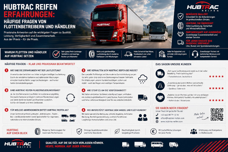 Read more about the article Hubtrac Reifen Erfahrungen & häufige Fragen