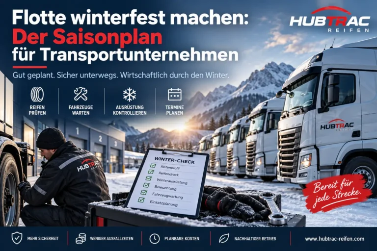 Lkw-Flotte winterfest machen – Saisonplan für Transportunternehmen